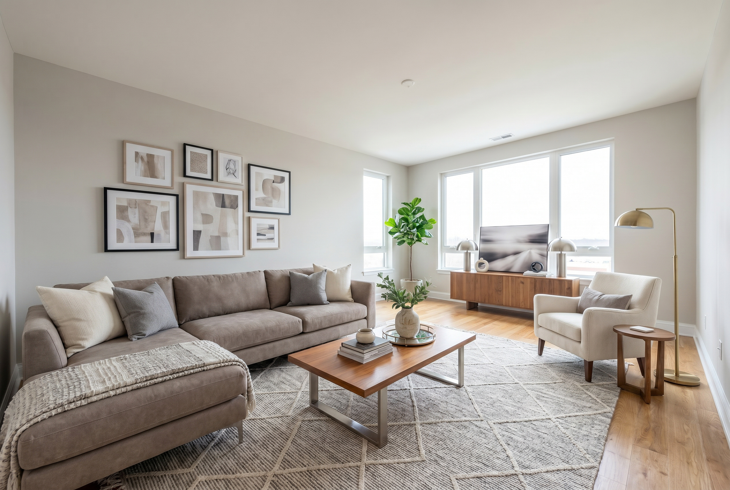 Virtual Staging - Modern Transitional